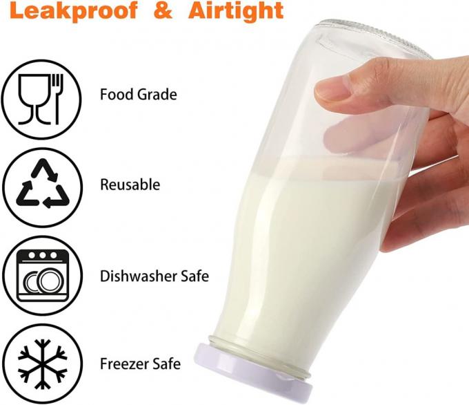 Grote lege glasfles met vruchtensap van 12 oz 350 ml voor drank 1
