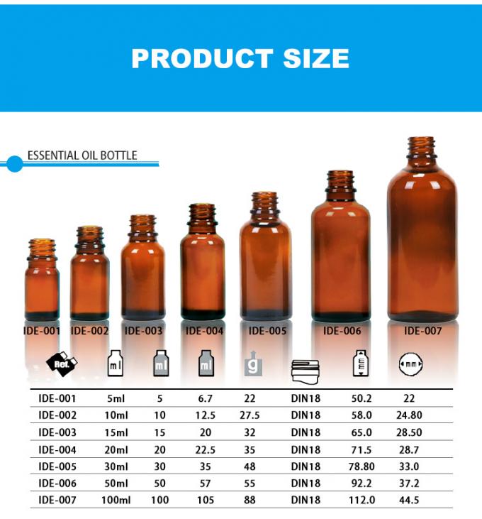 Gepersonaliseerde warm stempelen 2oz glazen dropper flessen met plastic deksel 0