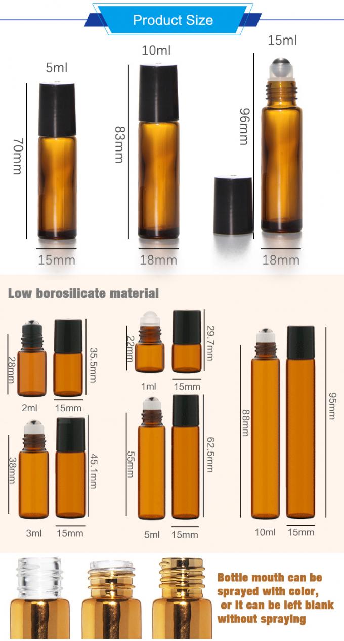 Deodorantrol op 10 ml rolflessen glas met schroefdeksel 0