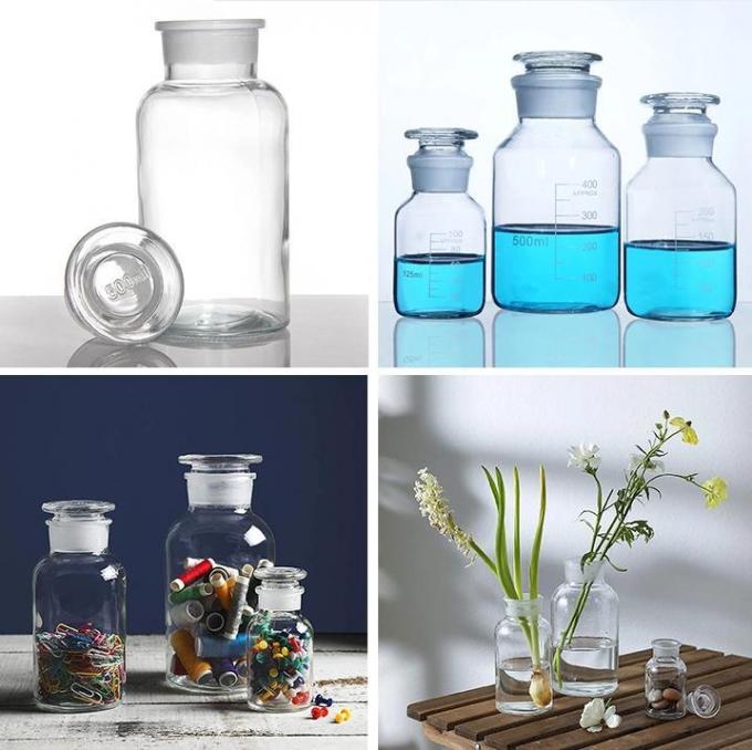 100 ml vierkant helder medicijnflessen met hoog borosilicaat glas 2