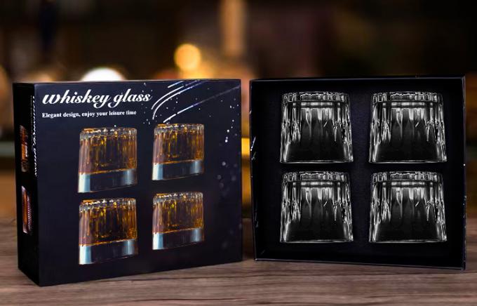 Stemloze wijn met ribben Highball glas Champagne Whisky kopjes voor bar 1
