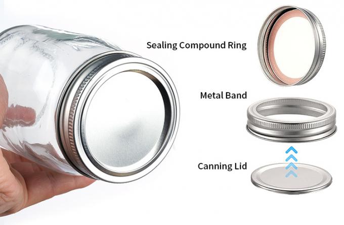 Brede mond 86 mm conserveringspot Glas Mason pot voor jam pindakaas 2