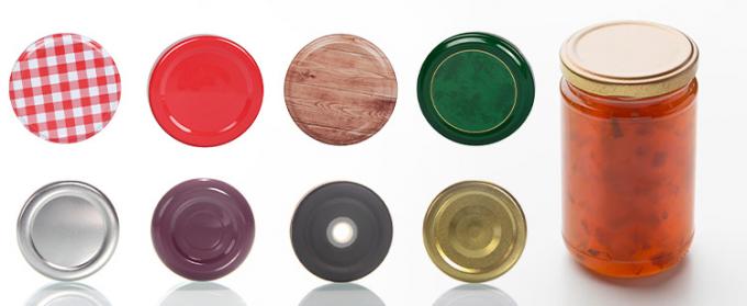 Hoogwaardige 45Ml 100Ml 150Ml 350Ml 450Ml Luchtdichte Keuken Voedsel Glaspotten Met Metalen Deksel 4