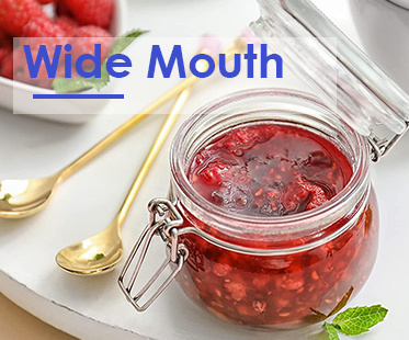 100 ml 200 ml Verzegelde vriezer Veilig glazen containers Potten Jam Met Clip Deksels 5