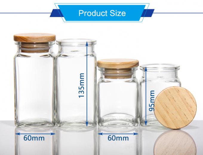 100 ml lege glazen koffiepotten blikjes voor koekjes suiker thee pudding honing 1