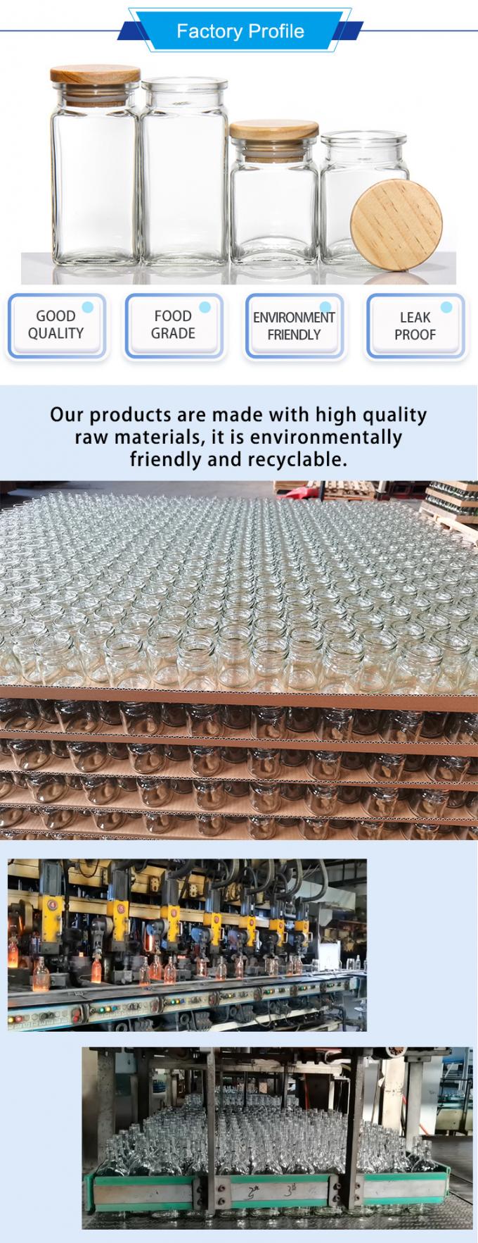100 ml lege glazen koffiepotten blikjes voor koekjes suiker thee pudding honing 3
