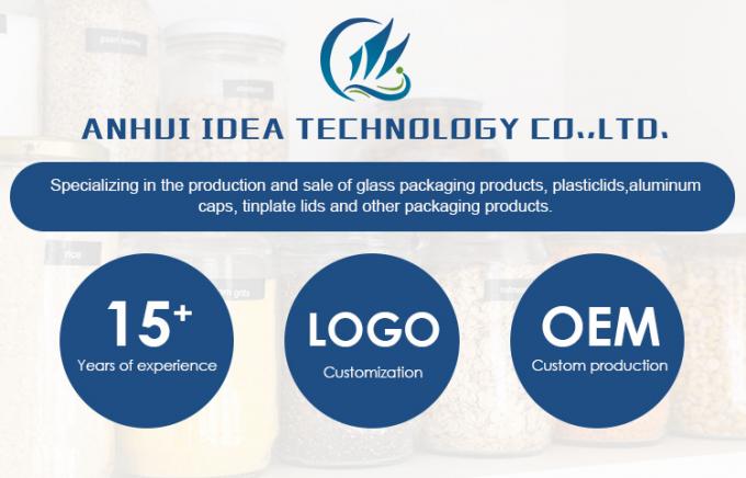 300 ml 200 ml 100 ml Groothandel Hexagon Glas Mason Jar Jam Jar Honing Jar Met Metalen Schroef Deksel 0