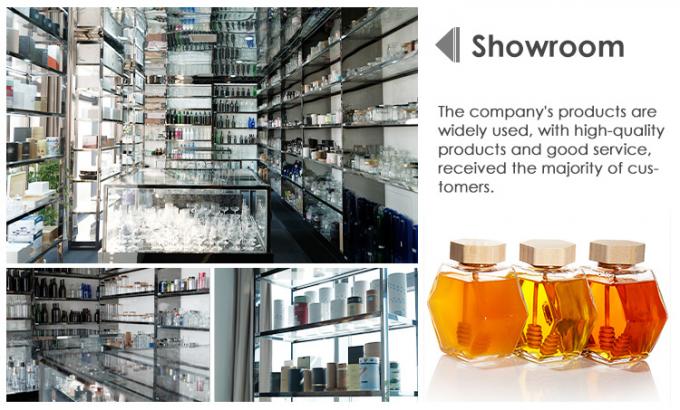 100 ml 220 ml zeshoekige glazen voedselpotten met deksels 5