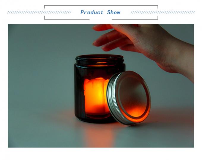 Hoogwaardige groothandel OEM Odm Acceptabel 100 ml 250 ml Amber Glas Kaars Kaars Voor Kaars 0