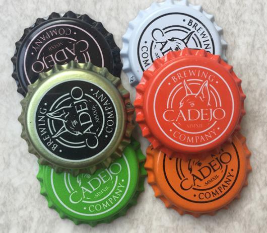 Warm verkopen 26mm Innovation Easy Open Ring Pull Ringtab Bier Drank Fles Crown Cap 5