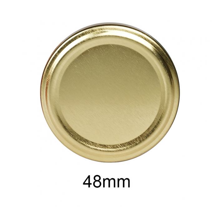 Plastic Tinplate Canning Jar Deksels Cap Breed mond 38mm 43mm 48mm 7