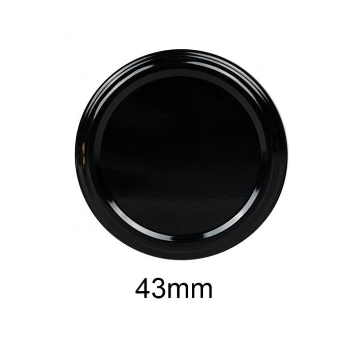 Plastic Tinplate Canning Jar Deksels Cap Breed mond 38mm 43mm 48mm 6