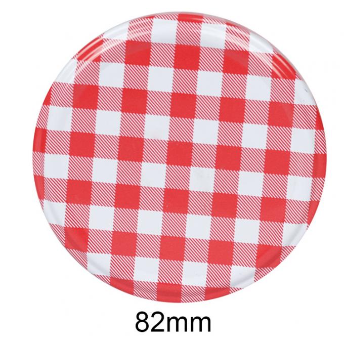 Plastic Tinplate Canning Jar Deksels Cap Breed mond 38mm 43mm 48mm 11