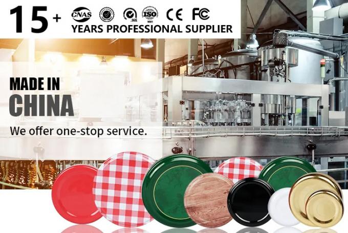 Nieuw ontwerp 20mm 38mm 48mm 63mm Custom Kleur Metalen Pot Deksels Metalen Lug Cap voor Canning Jar 0