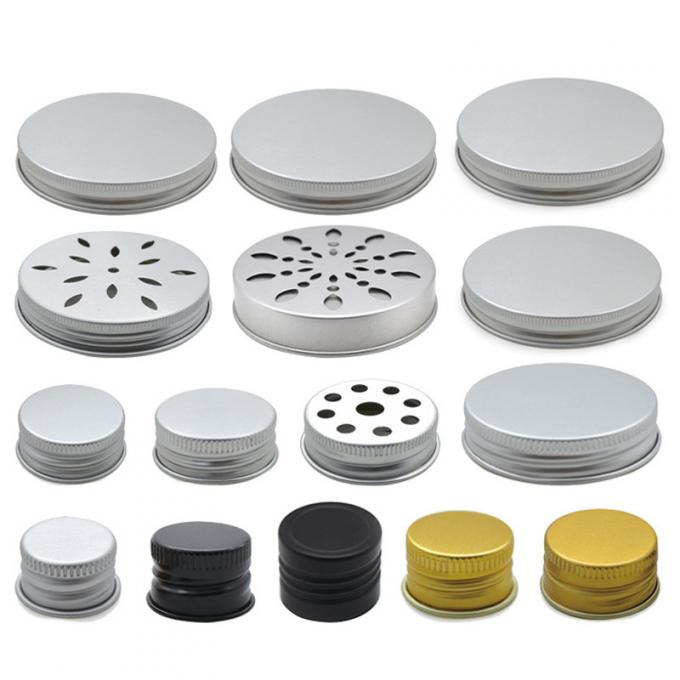 Metalen sodafleskappen met draad, glazen melkfleskappen, aluminium 13 mm-104 mm 0