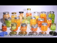 Ronde, brede mond glas potten 12 oz Mason potten voor huishouden