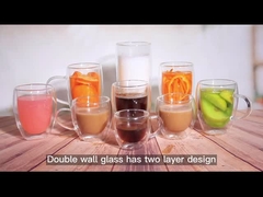 Groothandelsprijs Dubbelwandglasfles