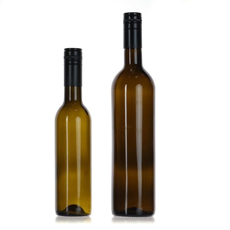 750 ml Bordeaux glas wijnfles Rond met platte bodem