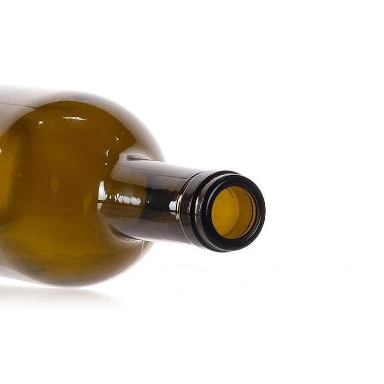 750 ml Bordeaux glas wijnfles Rond met platte bodem
