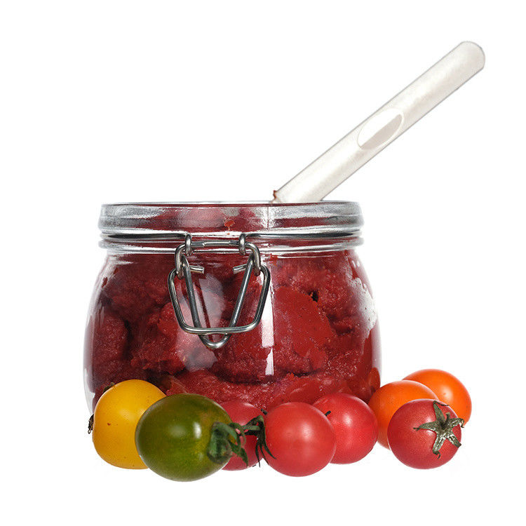 Gepersonaliseerde grote capaciteit verzegelde pot helder lege glazen pot met clip deksel 100 ml 200 ml