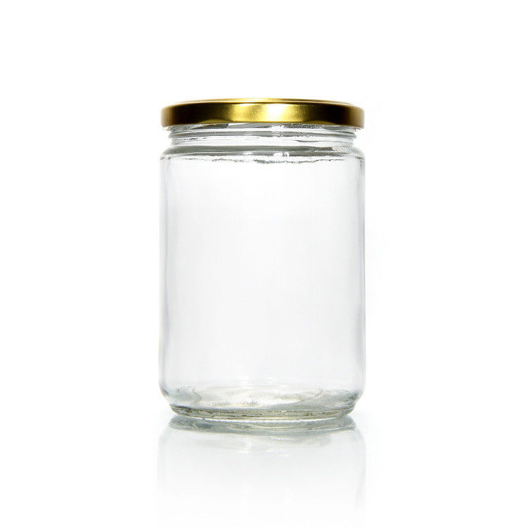 Hoogwaardige 45Ml 100Ml 150Ml 350Ml 450Ml Luchtdichte Keuken Voedsel Glaspotten Met Metalen Deksel