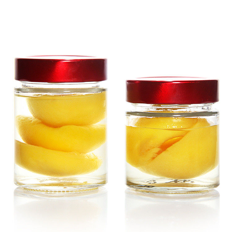 Private label 380Ml 500Ml 750Ml 1L cilindrische honingpot glaspot met tinplate deksel