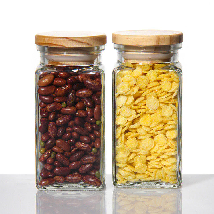 Zoete thee suiker glas koffie potten met kurk deksel 750 ml ODM