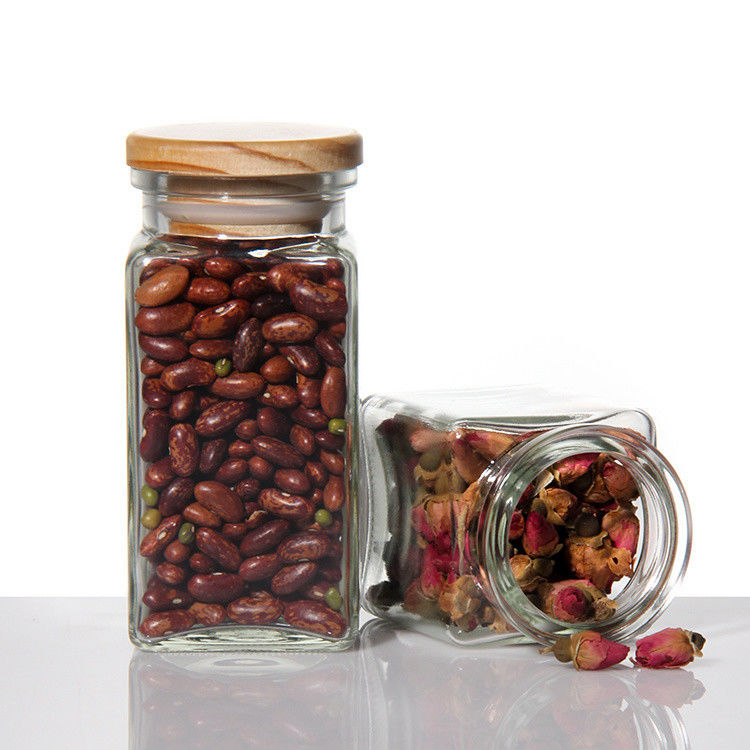 Zoete thee suiker glas koffie potten met kurk deksel 750 ml ODM