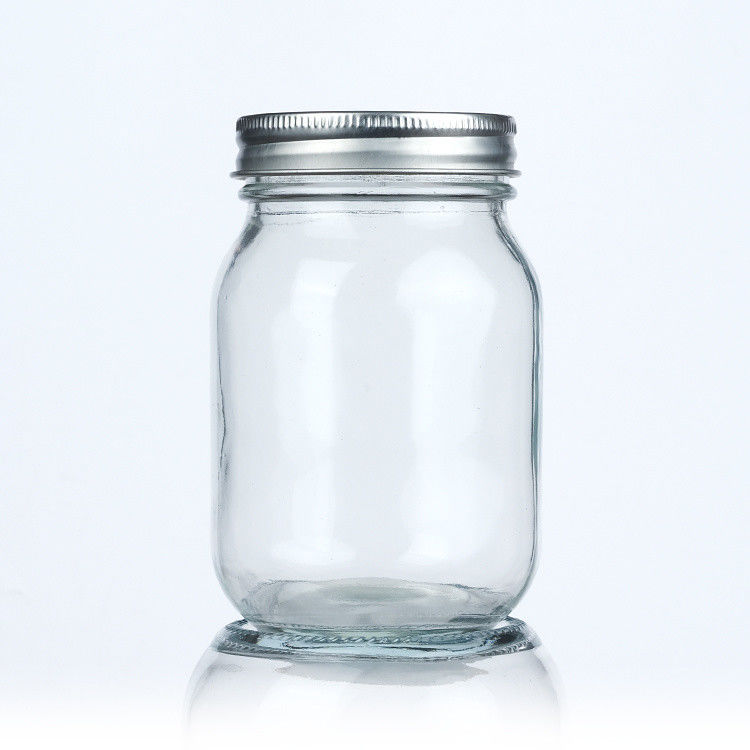 Grote glazen opslagpotten 3 oz 6 oz 8 oz 240 ml voor Jam Spice