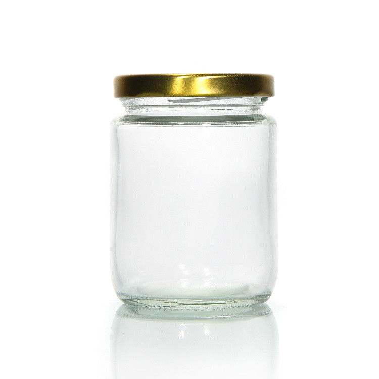 Custom Luxury 100ml 180ml 500ml Kleine ronde vriezer glaspot Voor het opslaan van augurken