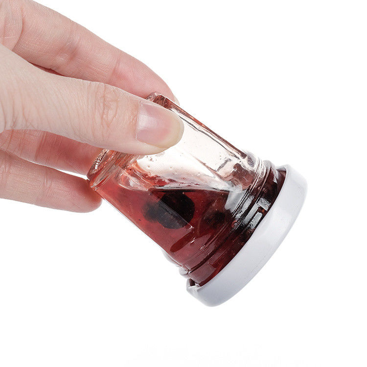 Op maat gemaakte hoge kwaliteit 370 ml 500 ml Honingopslag Glas voedsel pot Voor opslag