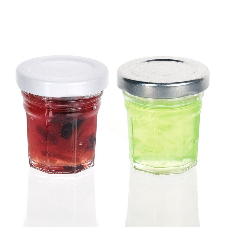 Op maat gemaakte hoge kwaliteit 370 ml 500 ml Honingopslag Glas voedsel pot Voor opslag