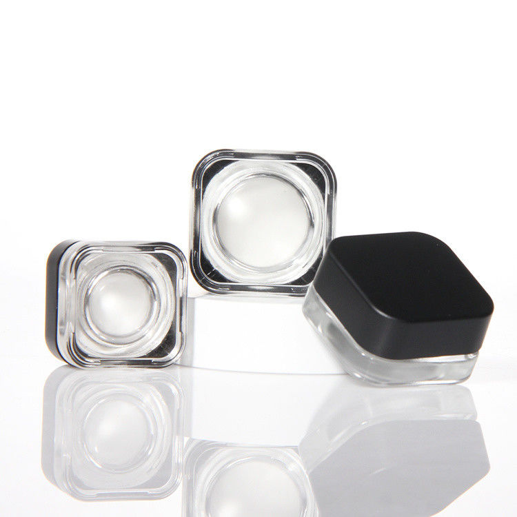 Lege cosmetische fles Verpakking 30 ml 50 ml 100 ml Mat glas huidverzorgingscrème pot met zwart-wit deksel