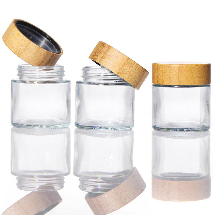 Gepersonaliseerde crème opslag potten lege crème pot 1oz 2oz 3oz 4oz rechte kant