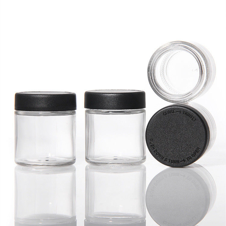 Gepersonaliseerde crème opslag potten lege crème pot 1oz 2oz 3oz 4oz rechte kant