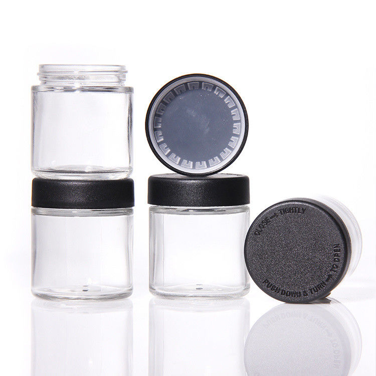 Gepersonaliseerde crème opslag potten lege crème pot 1oz 2oz 3oz 4oz rechte kant