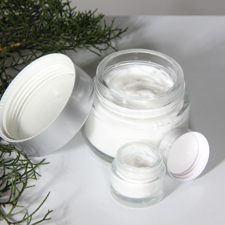 Luxe cosmetica glazen make-up fles verpakkingscontainers set leeg gezicht crème pot huidverzorging set en pocketic
