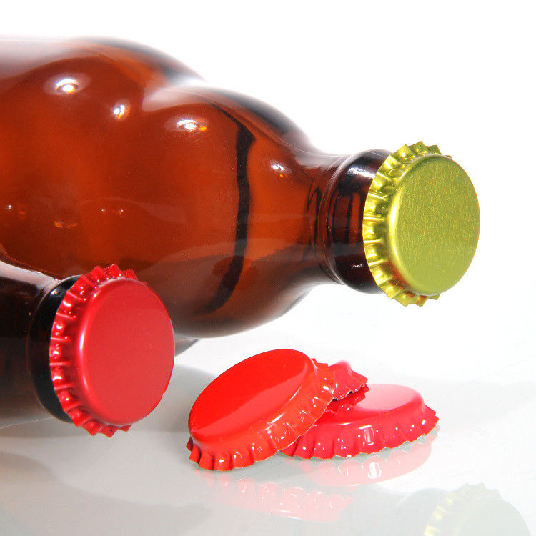 Warm verkopen 26mm Innovation Easy Open Ring Pull Ringtab Bier Drank Fles Crown Cap