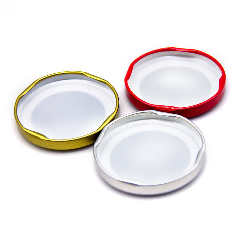 Nieuw ontwerp 20mm 38mm 48mm 63mm Custom Kleur Metalen Pot Deksels Metalen Lug Cap voor Canning Jar