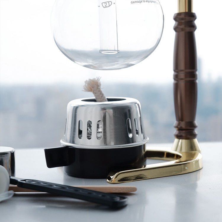 Classic design keuken borosilicaat glas koffie thee maker 2-5 kopjes siphon koffiepot voor professionele koffie maken