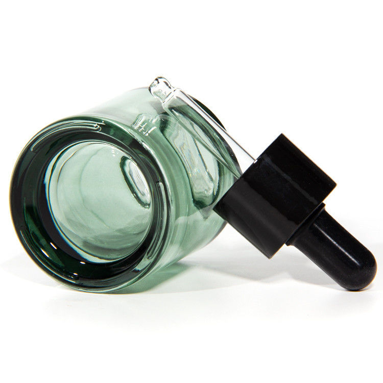 Cosmetische huidverzorging Verpakking 20 ml 30 ml Cylinder Helder Amber Haar Essentiële Olie Serum Glas Dropper Fles