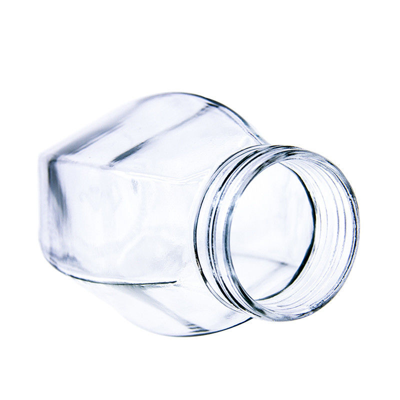 Duurzaam Draagbaar 190ml 4oz 120ml 180ml Doorzichtige Honing Glas Jar Voor Jam Hot Chili Sauce