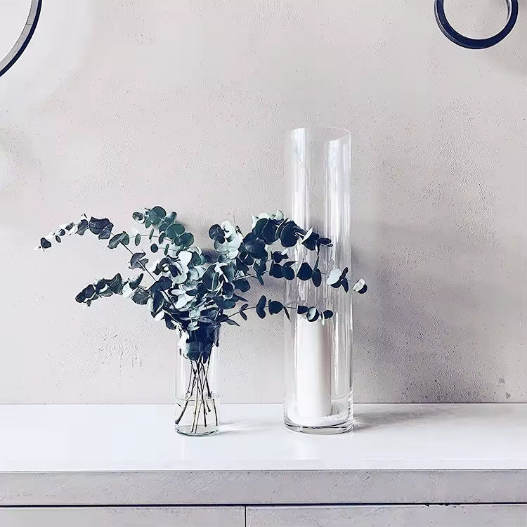 Europese stijl woonkamer hotel glazen bloemenvaas Home decor glazen vaas