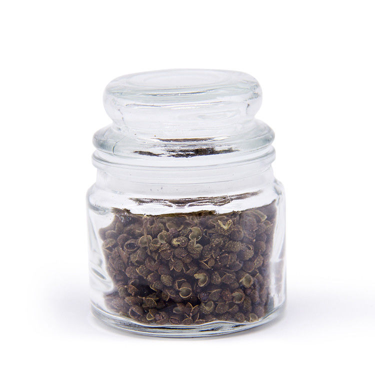 Voedselopslag Rechthoekig Rond Helder Glas Koffie Koffiebonen Jar Met Diep Deksel