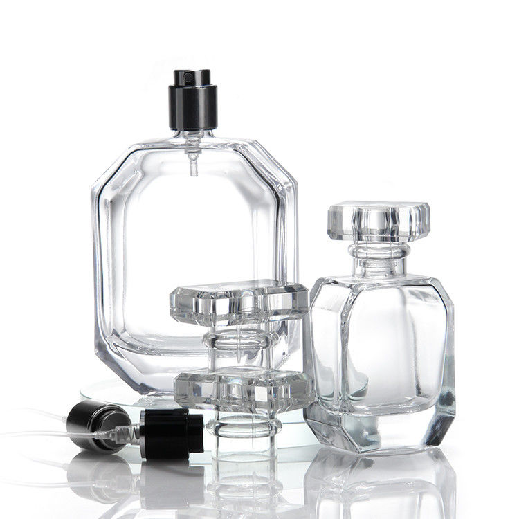 Flessen voor groothandel Doorzichtige glazen parfumflessen Draagbare onderflessen Cosmetische flessen