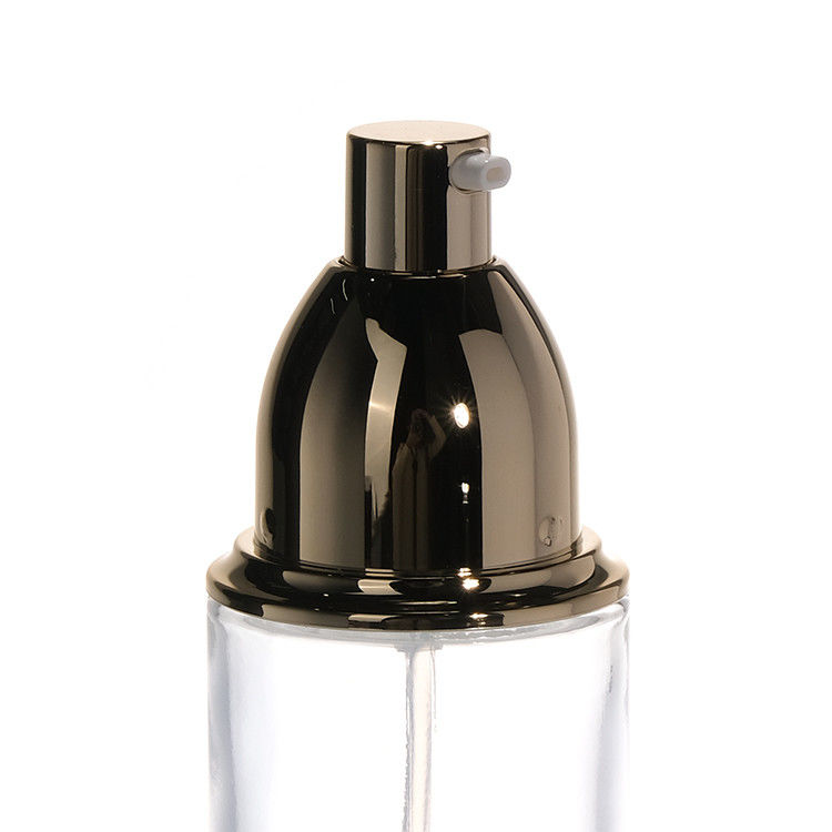 Luxe 100 ml 120 ml 200 ml glazen lotion flessen cosmetische parfum olie crème lotion transparante dikke wand