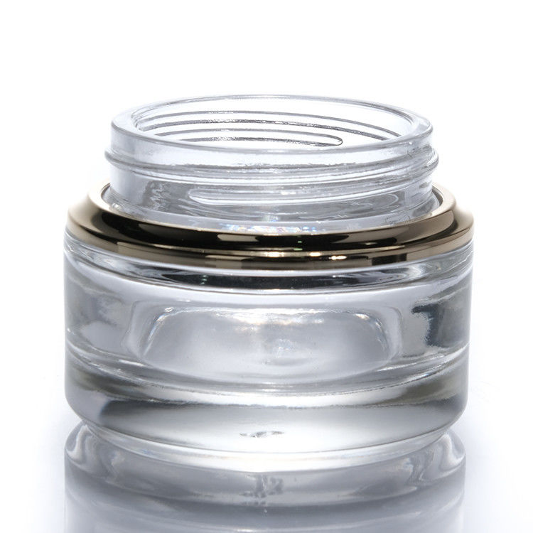 Luxe 100 ml 120 ml 200 ml glazen lotion flessen cosmetische parfum olie crème lotion transparante dikke wand