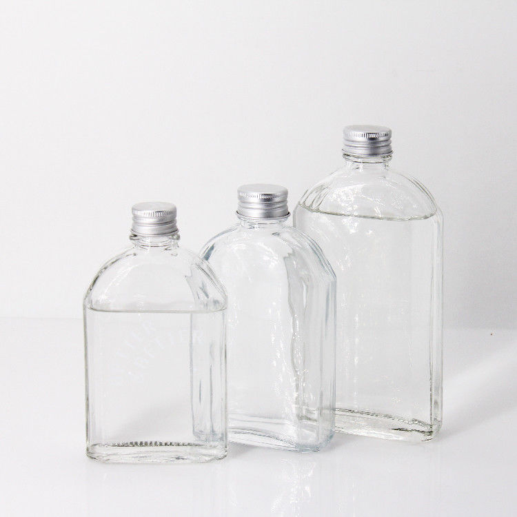 Nieuw ontwerp 200 ml 250 ml 300 ml doorzichtige fles met schroefdeksel