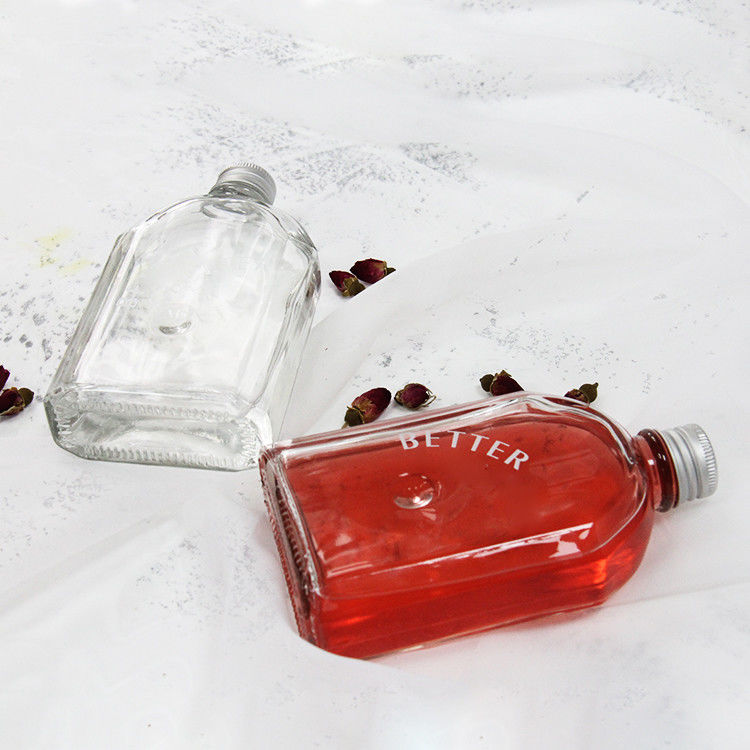 Nieuw ontwerp 200 ml 250 ml 300 ml doorzichtige fles met schroefdeksel