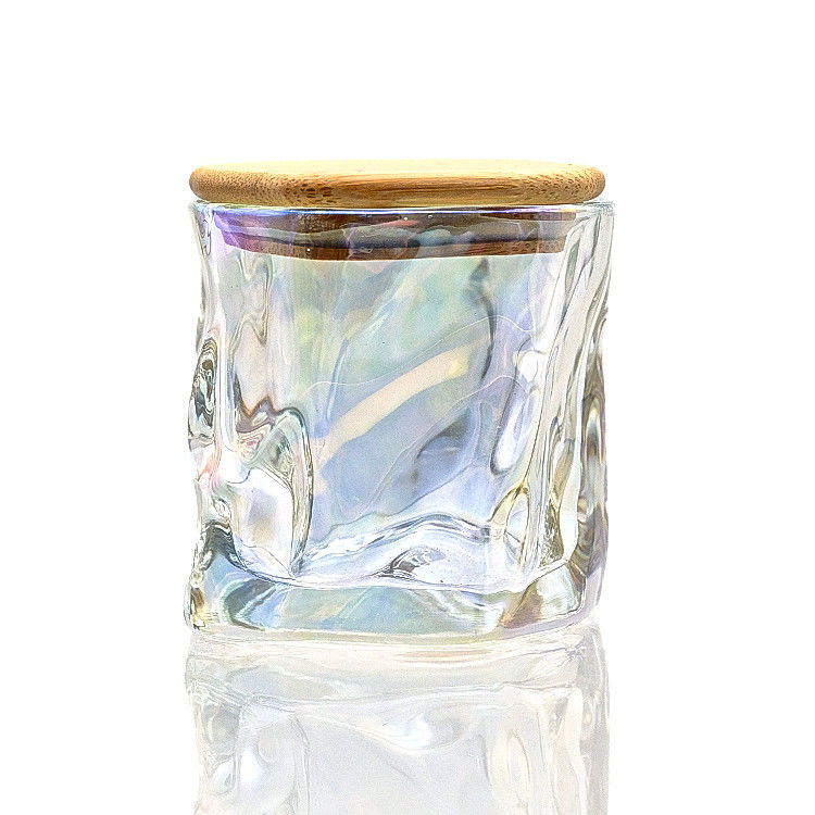 Hoogwaardige bruiloft decoratie glazen container Kaarshouder Borosilicaat glazen kaars